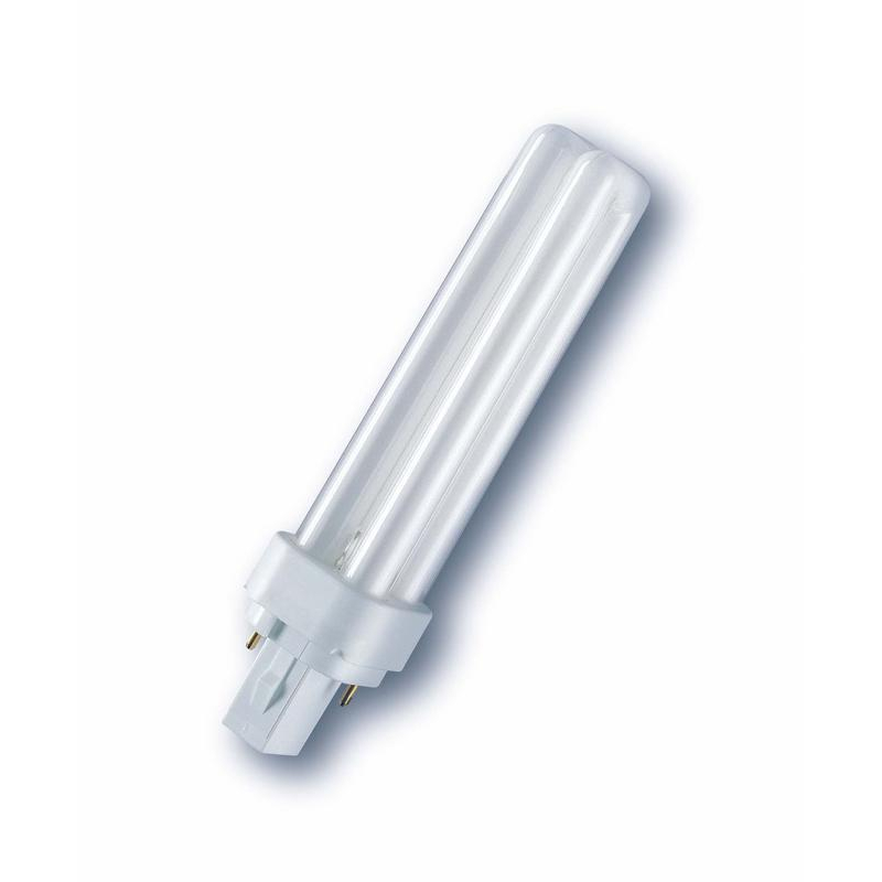 Лампа люминесцентная компакт. DULUX D/E 10W/827 G24q-1 OSRAM 4050300012124