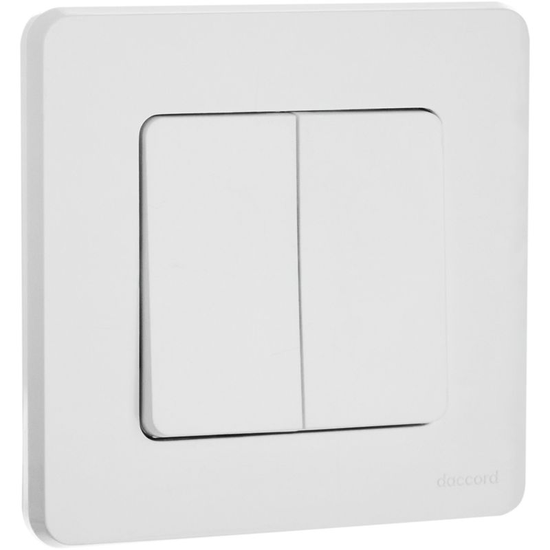 Механизм выключателя 2-кл. Inspiria 10А IP20 250В 10AX бел. Leg 673620