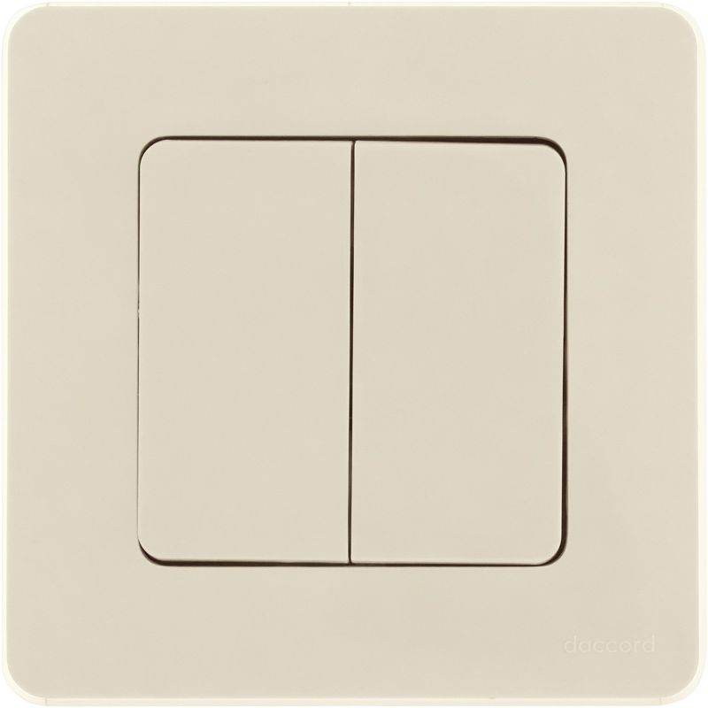 Механизм выключателя 2-кл. Inspiria 10А IP20 250В 10AX сл. кость Leg 673621