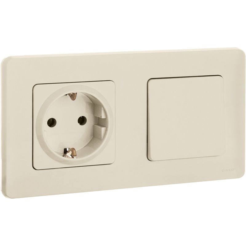 Механизм выключателя 1-кл. Inspiria 10А IP20 250В 10AX сл. кость Leg 673601