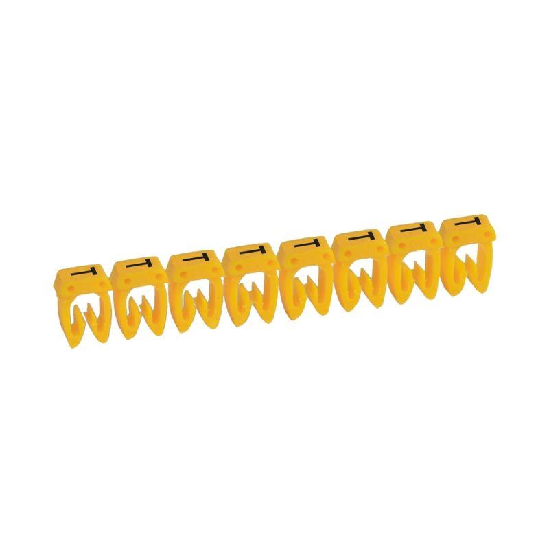 Маркер каб. 0.15-0.5кв.мм CAB3 "T" черн. на желт. фоне (уп.300шт) Leg 038129
