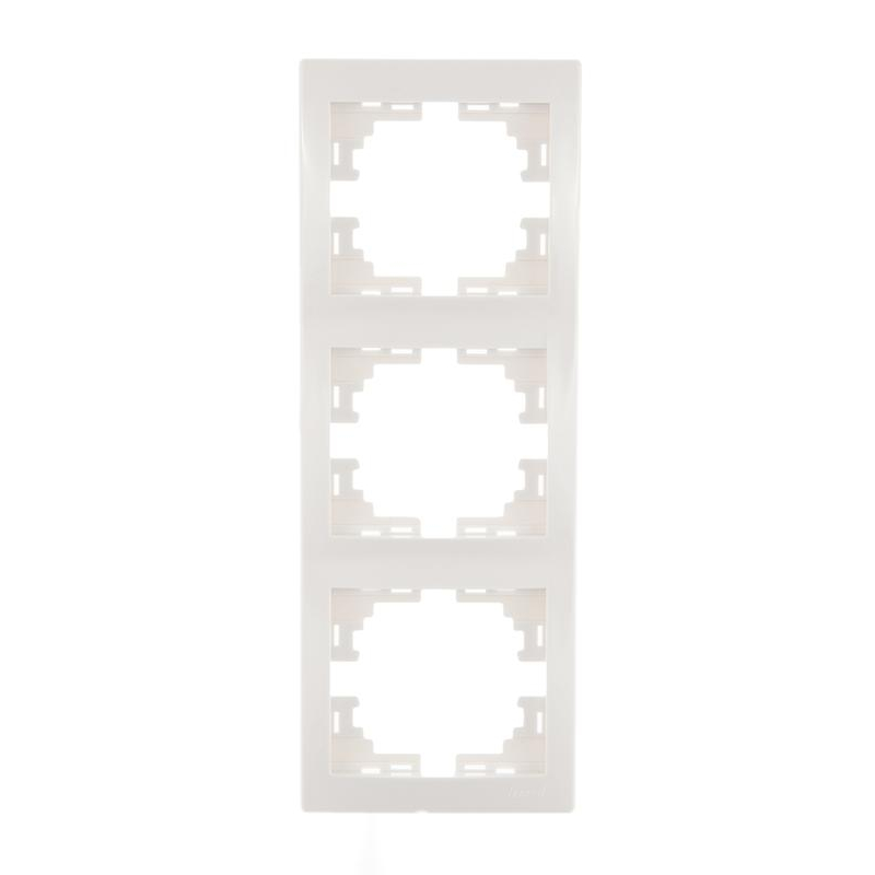 Рамка 3-м Мира верт. бел. LEZARD 701-0200-153