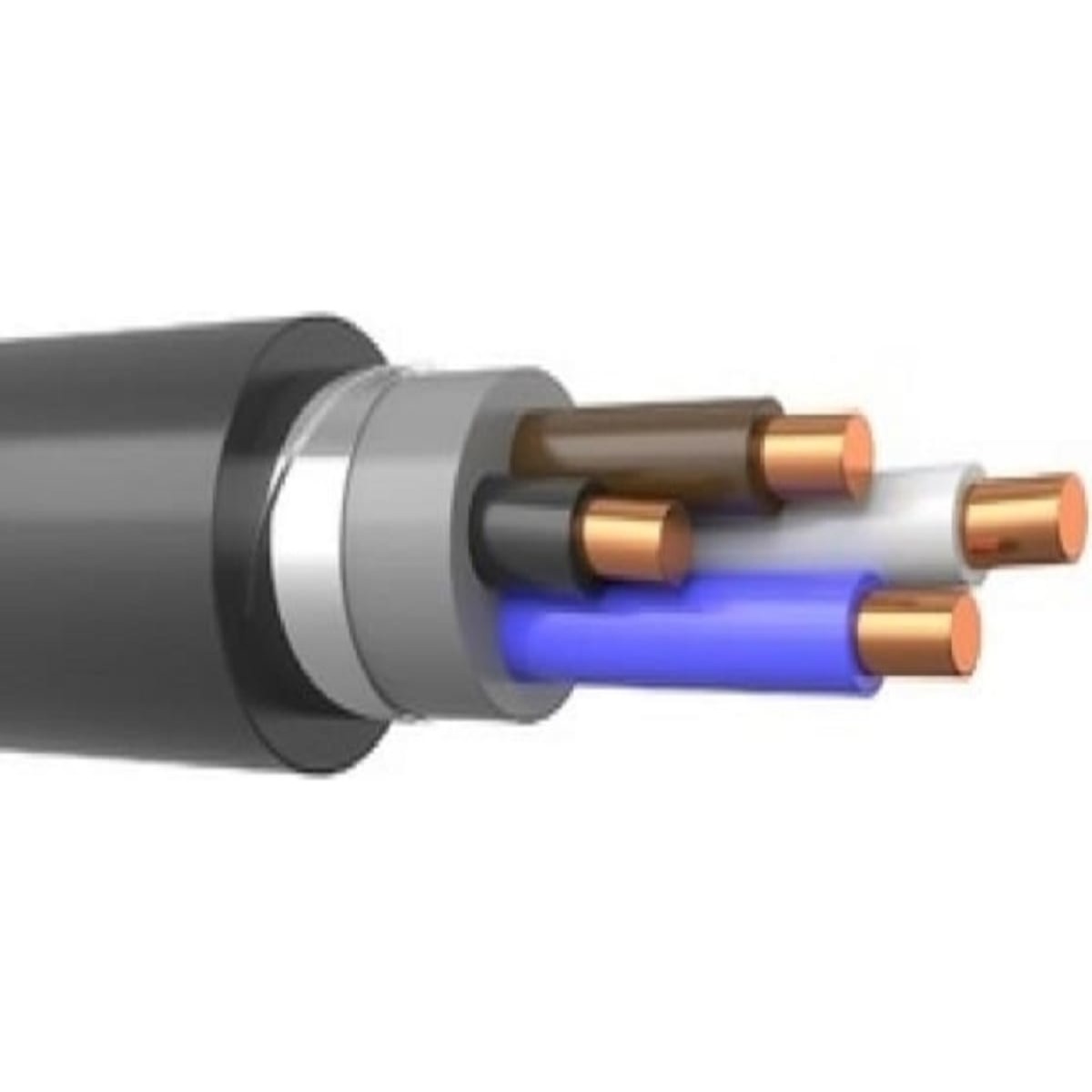 Силовой кабель ВБШвнг(А)-LS 4х6,0 ок (N)-0,66 ТРТС