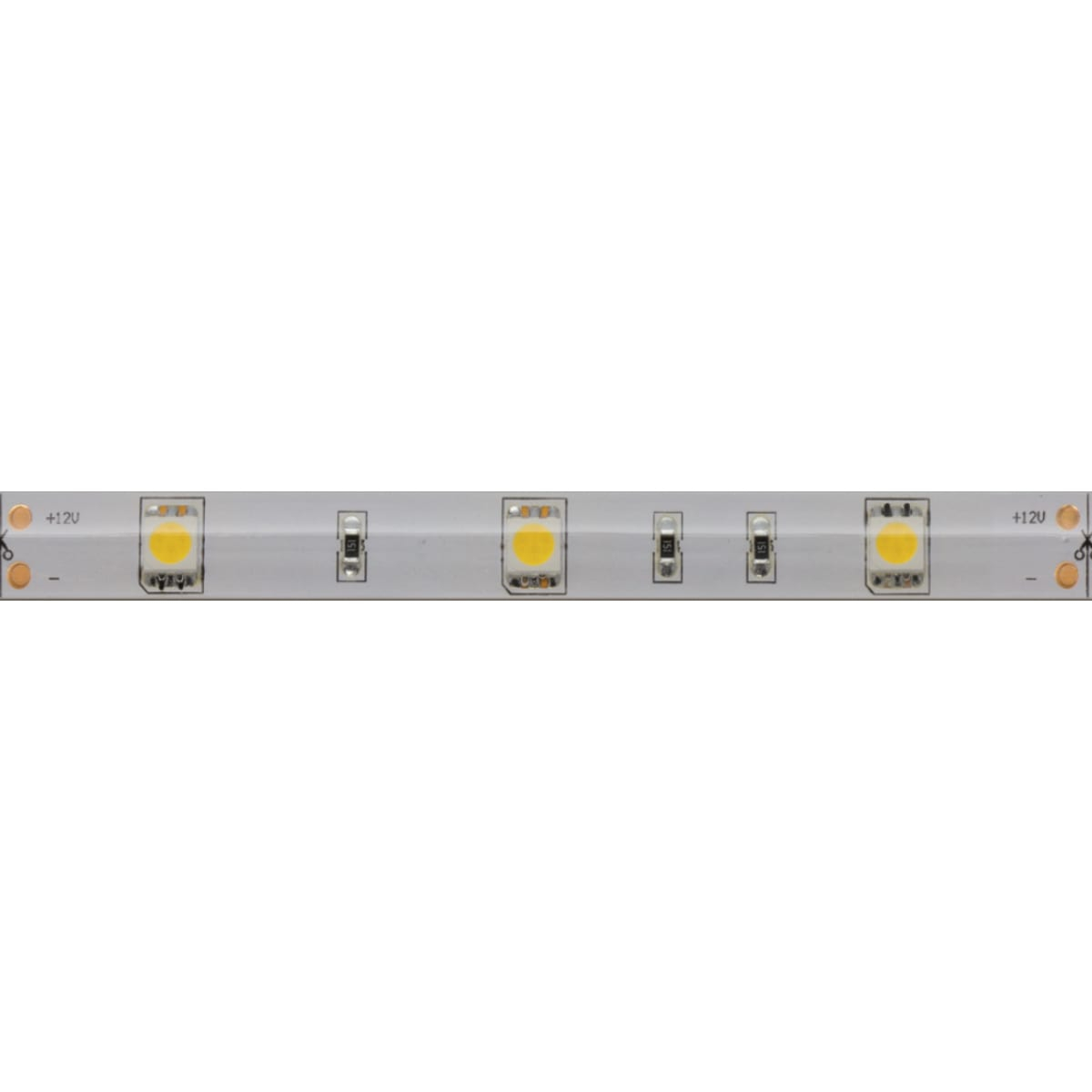 Лента светодиодная LEDх60/м 5м 14.4w/m 12В IP65 теплый белый (71427 NLS-5050)