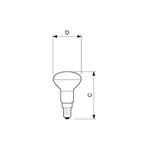 Лампа накаливания Refl R39 30W E14 230V 45D PHILIPS 923319044277