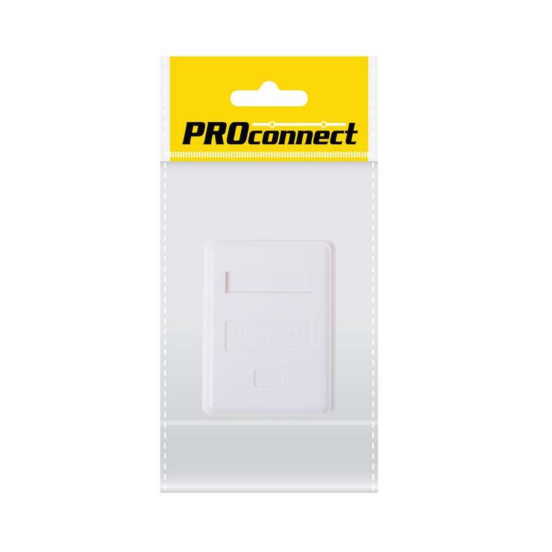 Розетка компьютерная 1хRJ-45 8р-8с CAT 5е (инд. упак.) PROCONNECT 03-0121-9