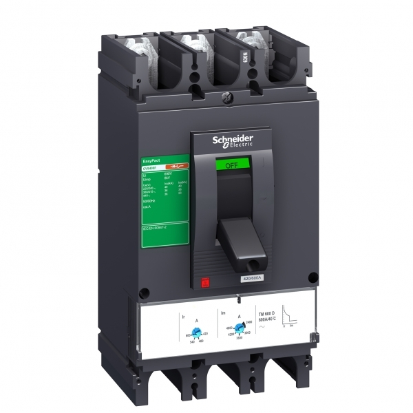 Выключатель автоматический 3п 400А 50кА EasyPact CVS400N TM320D SchE LV540315