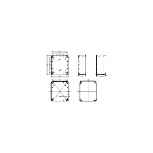 Коробка пласт. Abs 341х291х128 SchE NSYTBS342912