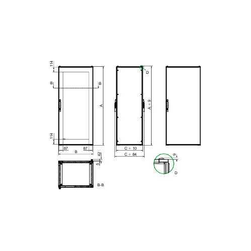 Шкаф Sf для электр. оборудов. 1200х600х600 SchE NSYSF12660E