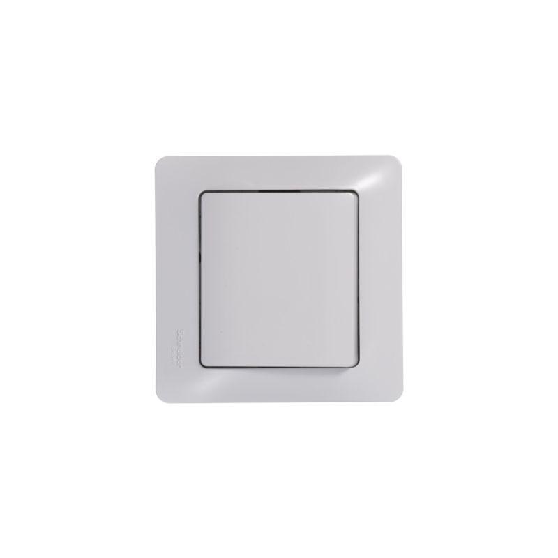 Механизм кнопки нажимного 1-кл. СП Glossa 10А IP20 (сх. 1) 10AX бел. SchE GSL000115