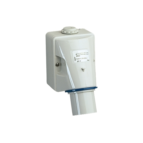 Вилка настенная PLUG WALL MOUNT 16А 2P-E SchE 83504