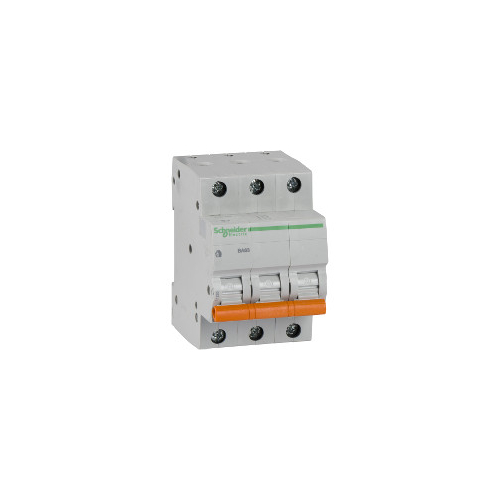 Выключатель автоматический модульный 3п C 25А 4.5кА BA63 Домовой SchE 11225