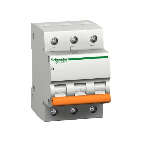 Выключатель автоматический модульный 3п C 50А 4.5кА BA63 Домовой SchE 11228