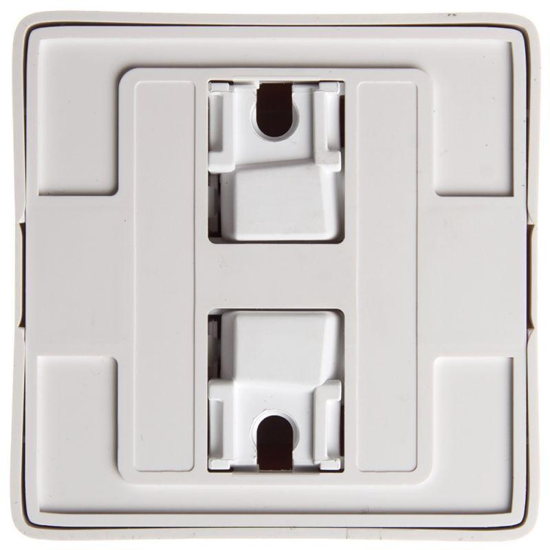 Розетка 1-м ОП Хит 10А IP20 250В без заземл. защ. шторки с изолир. пластиной бел. SchE RA10-137I-B