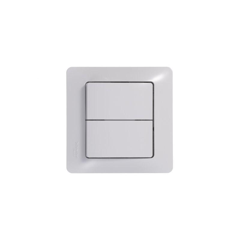 Механизм выключателя 2-кл. СП Glossa 10А IP20 (сх. 5) 10AX бел. SchE GSL000151