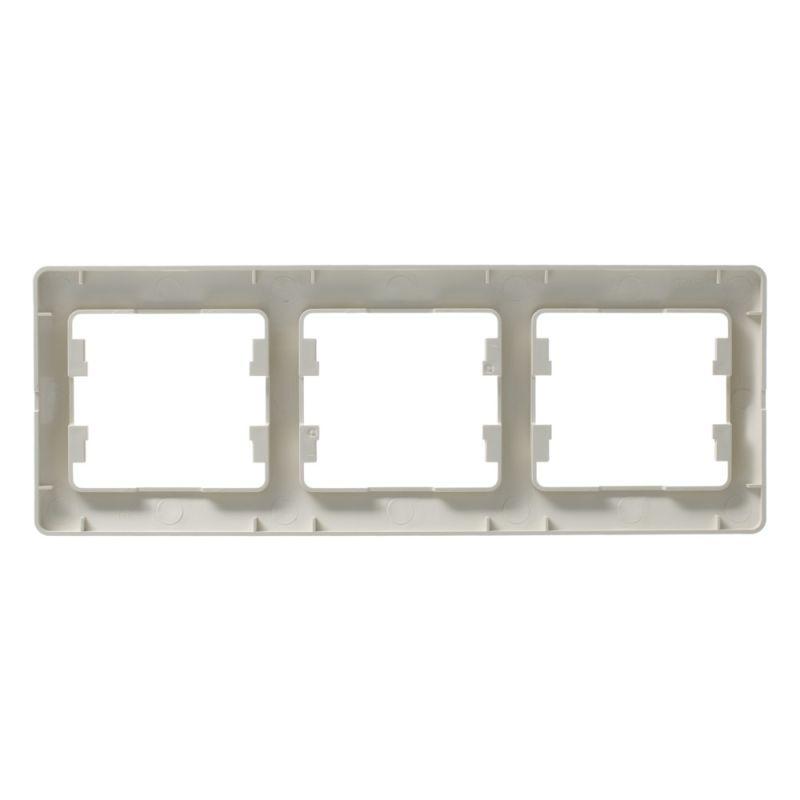 Рамка 3-м Glossa горизонт. беж. SchE GSL000203
