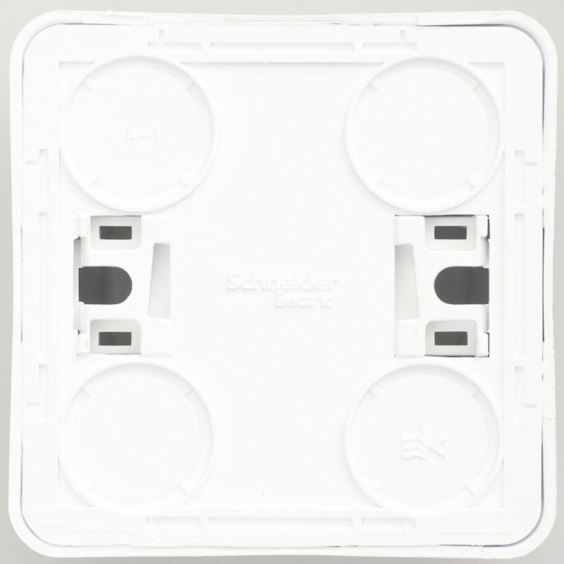 Розетка 1-м ОП Этюд 16А IP20 без заземл. без защ. шторок бел. SchE PA16-001B