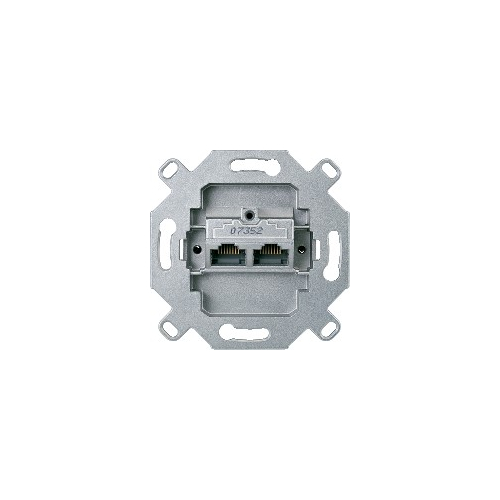 Механизм розетки комп. 2-м СП Merten RJ45 8/8 кат. CAT.6 антик SchE MTN465706