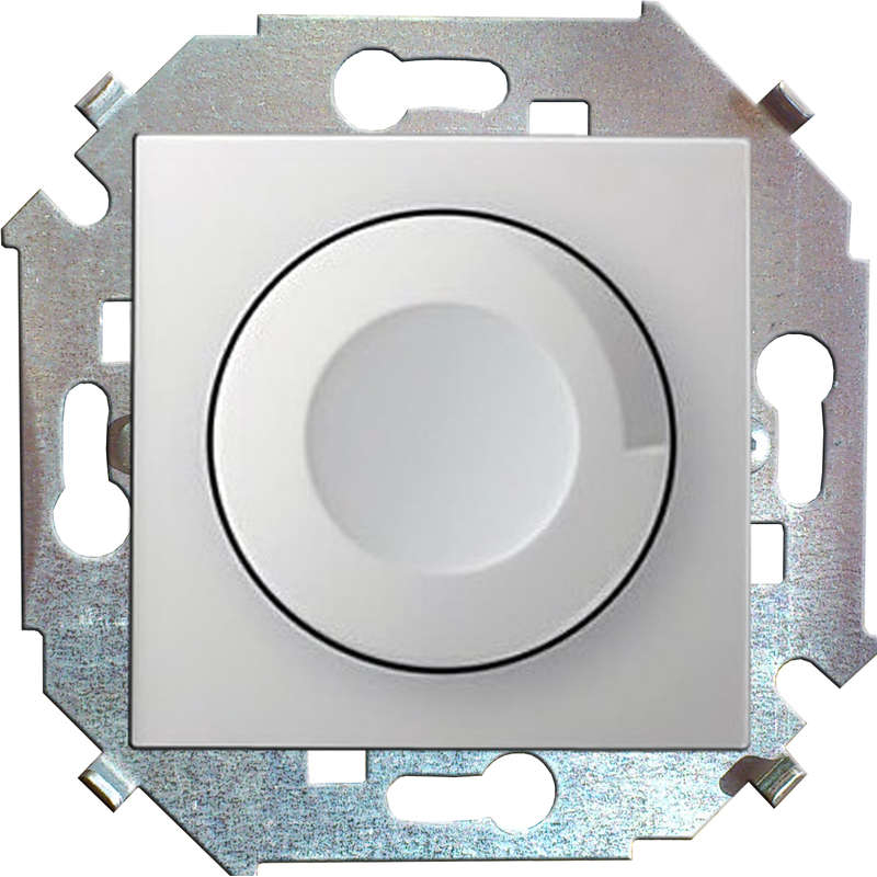 Механизм светорегулятора поворотно-нажимного СП Simon15 500Вт бел. Simon 1591311-030