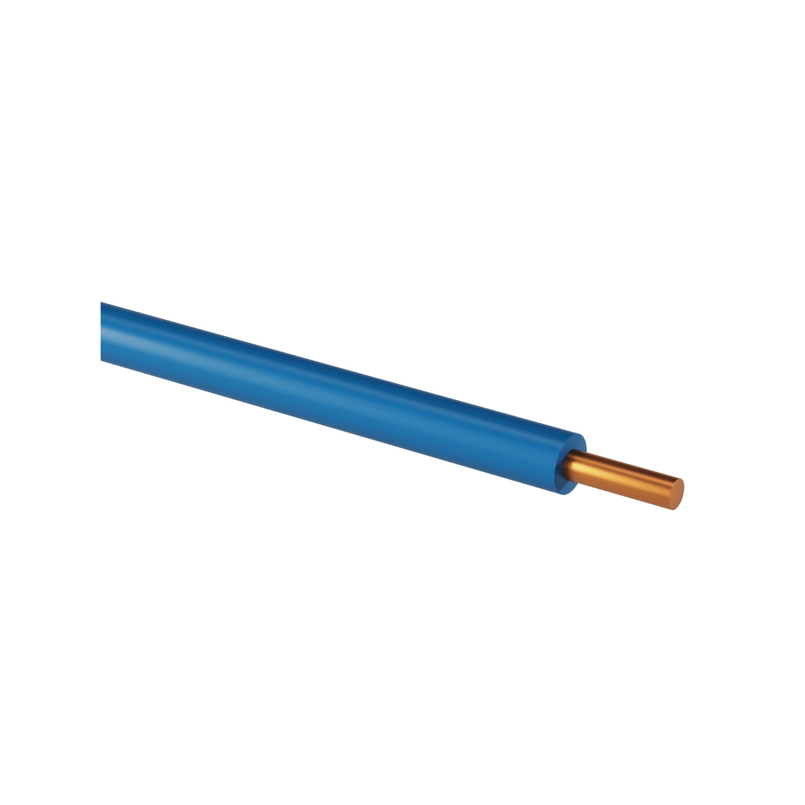 Провод ПуВнг(А)-LS 1х6,0 ГОСТ (200м), синий TDM