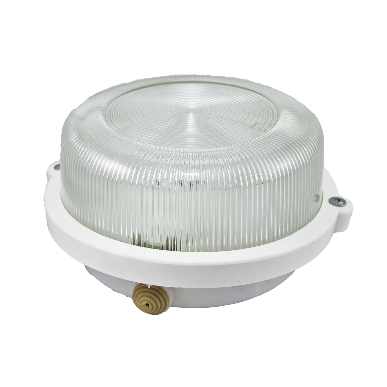 Потолочный светильник НПП 03-100-005.03 У3 корпус с обручем без защитной решетки, белый,