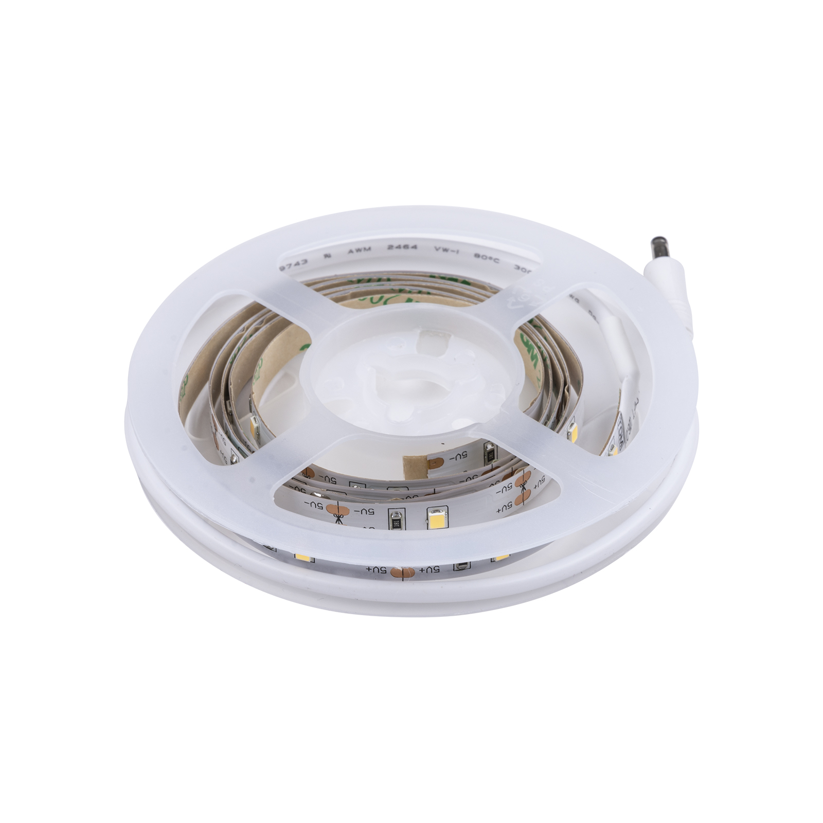 Умная подсветка SMD2835-30LED/m-IP20-5В-2,4Вт-6000К(1 м), датчик движ., 4хААА TDM