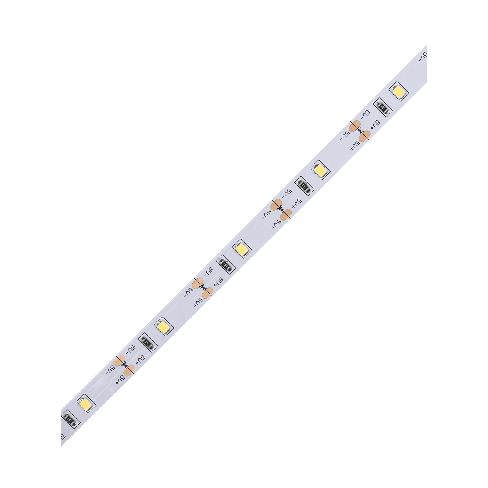 Умная подсветка SMD2835-30LED/m-IP20-5В-2,4Вт-6000К(1 м), датчик движ., 4хААА TDM