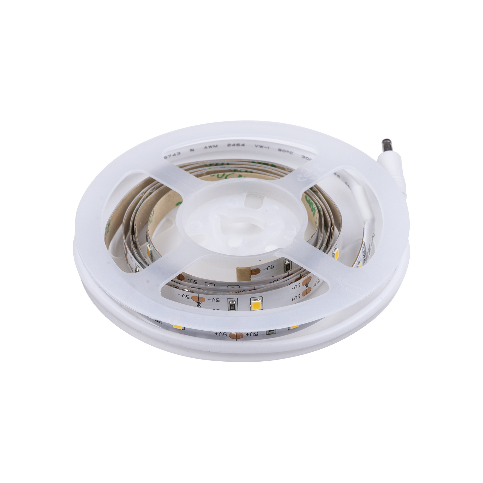 Умная подсветка SMD2835-30LED/m-IP20-5В-2,4Вт-3000 К(1 м), датчик движ., 4хААА TDM