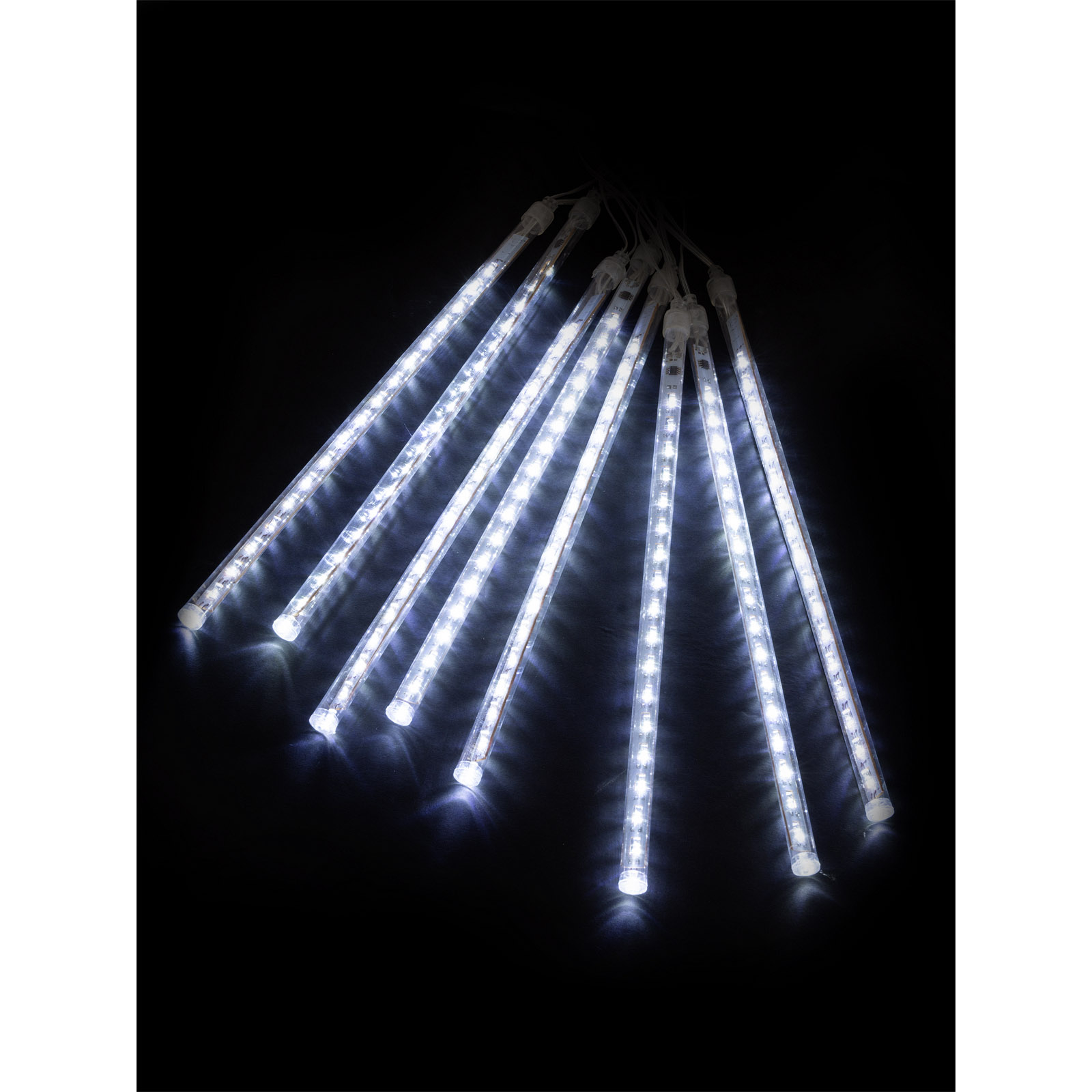 Гирлянда "Сосульки", падающий белый свет, 30 см, 8 шт в комплекте, 3,8 м, TDM