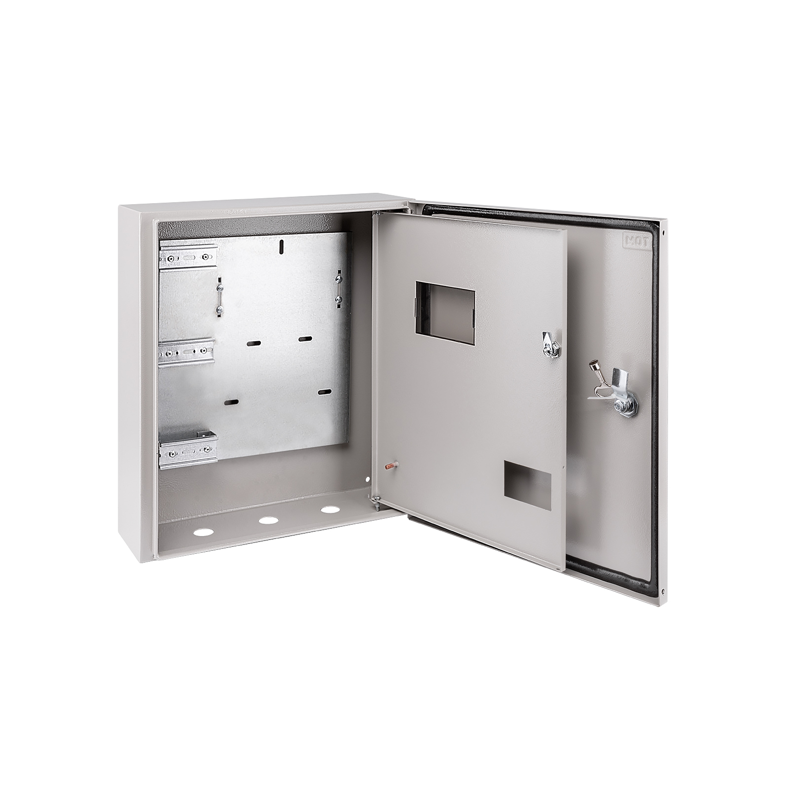 Электротехнический распределительный шкаф ip66 навесной в400 ш400 г210 emw c одной дверью
