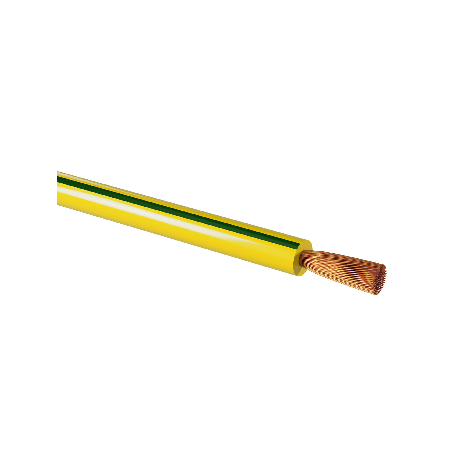 Провод ПуГВ 1х0,75 ГОСТ, желто-зеленый TDM SQ0124-1515