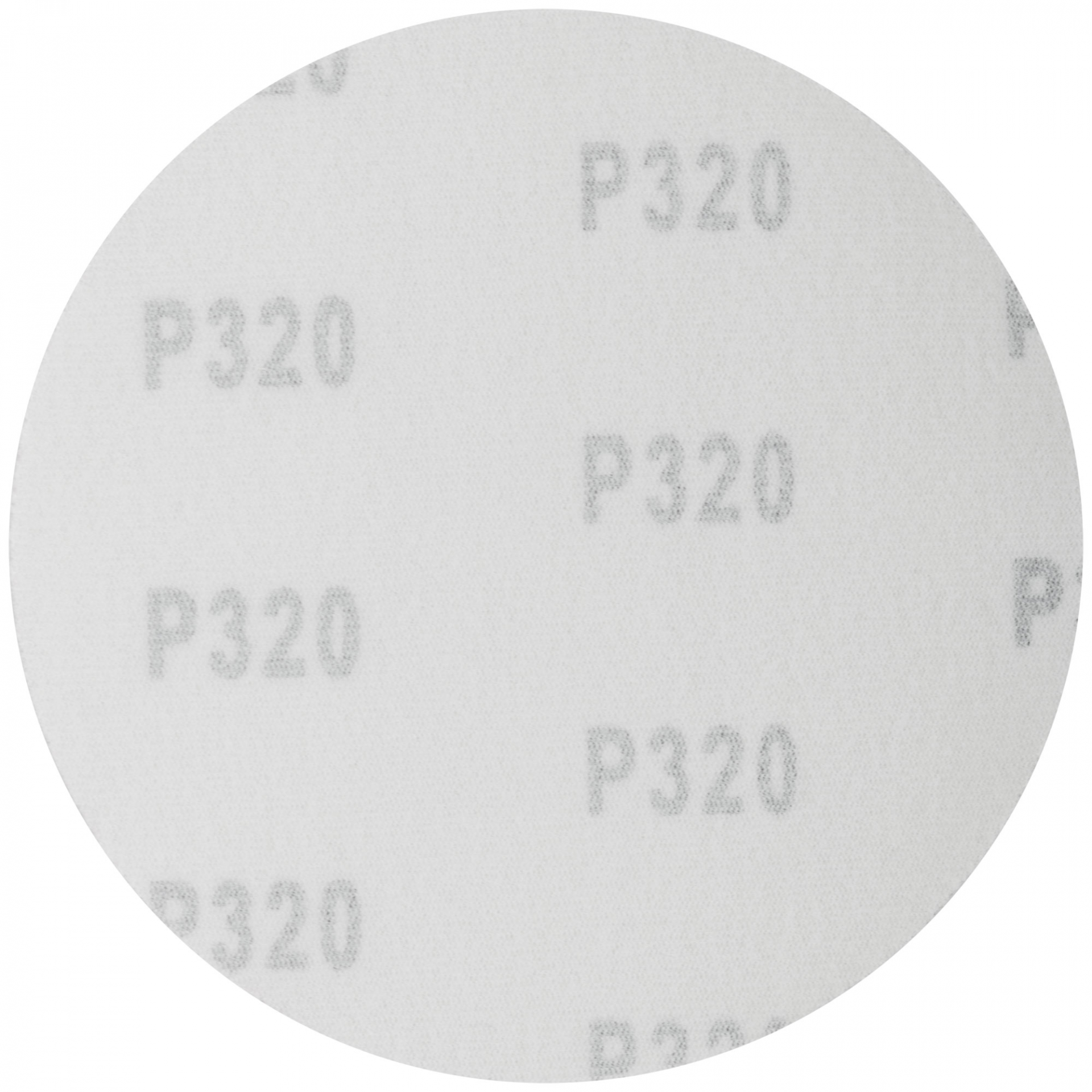 Круги шлифовальные сплошные (липучка), алюминий-оксидные, 125 мм, 5 шт. Р 320