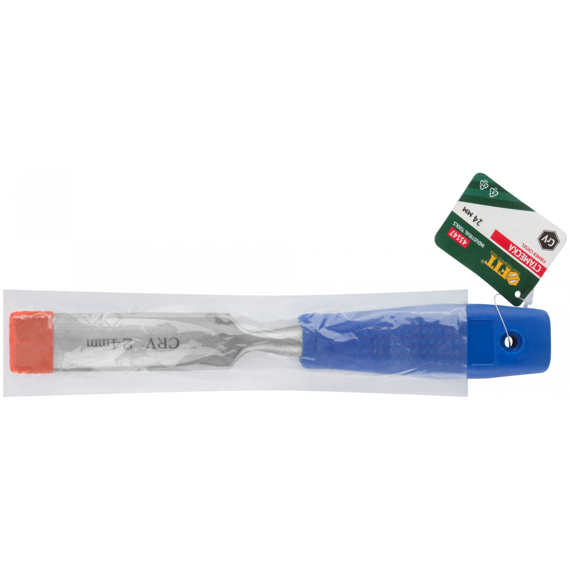 Стамеска полукруглая с пластиковой ручкой 24 мм