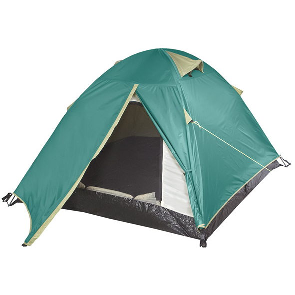 Палатка туристическая 2-х местная с противомоскитной сеткой 1400х2700х1100 мм