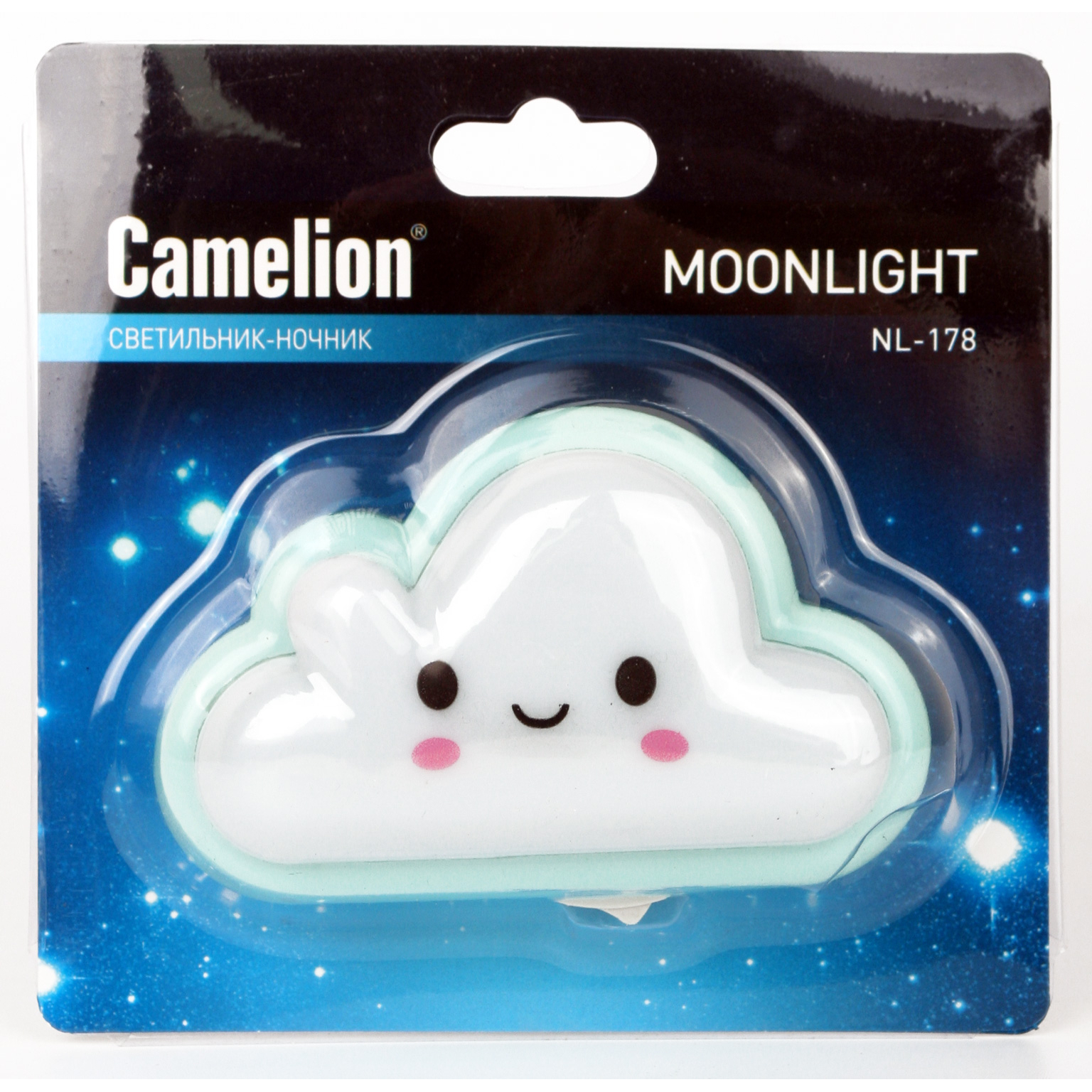 Светильник светодиодный NL-178 "Облако" ночник с выкл. 220В Camelion 12534