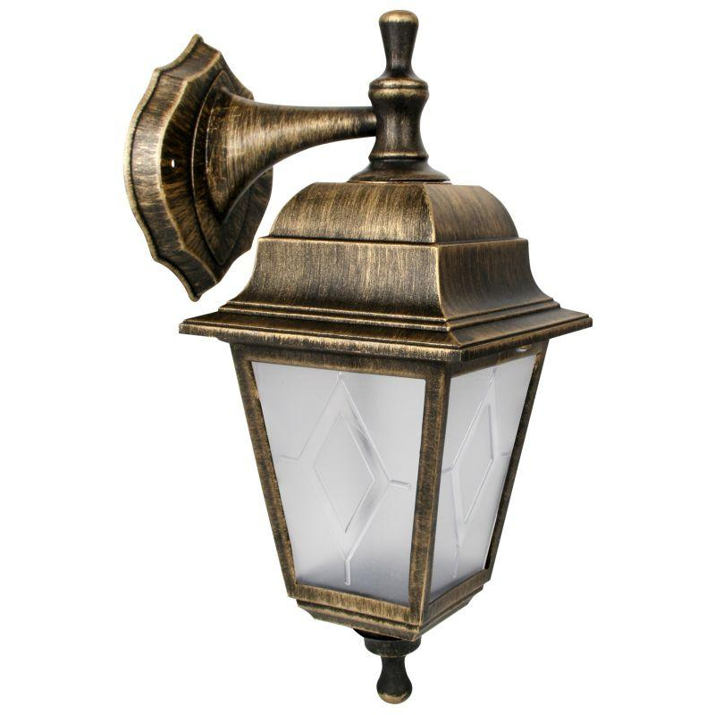 Светильник садово-парковый PP4201/02 C64 НБУ 04-60-001 У1 "Леда" 4-гран. пласт. +пласт. черн. бронза Camelion 13832