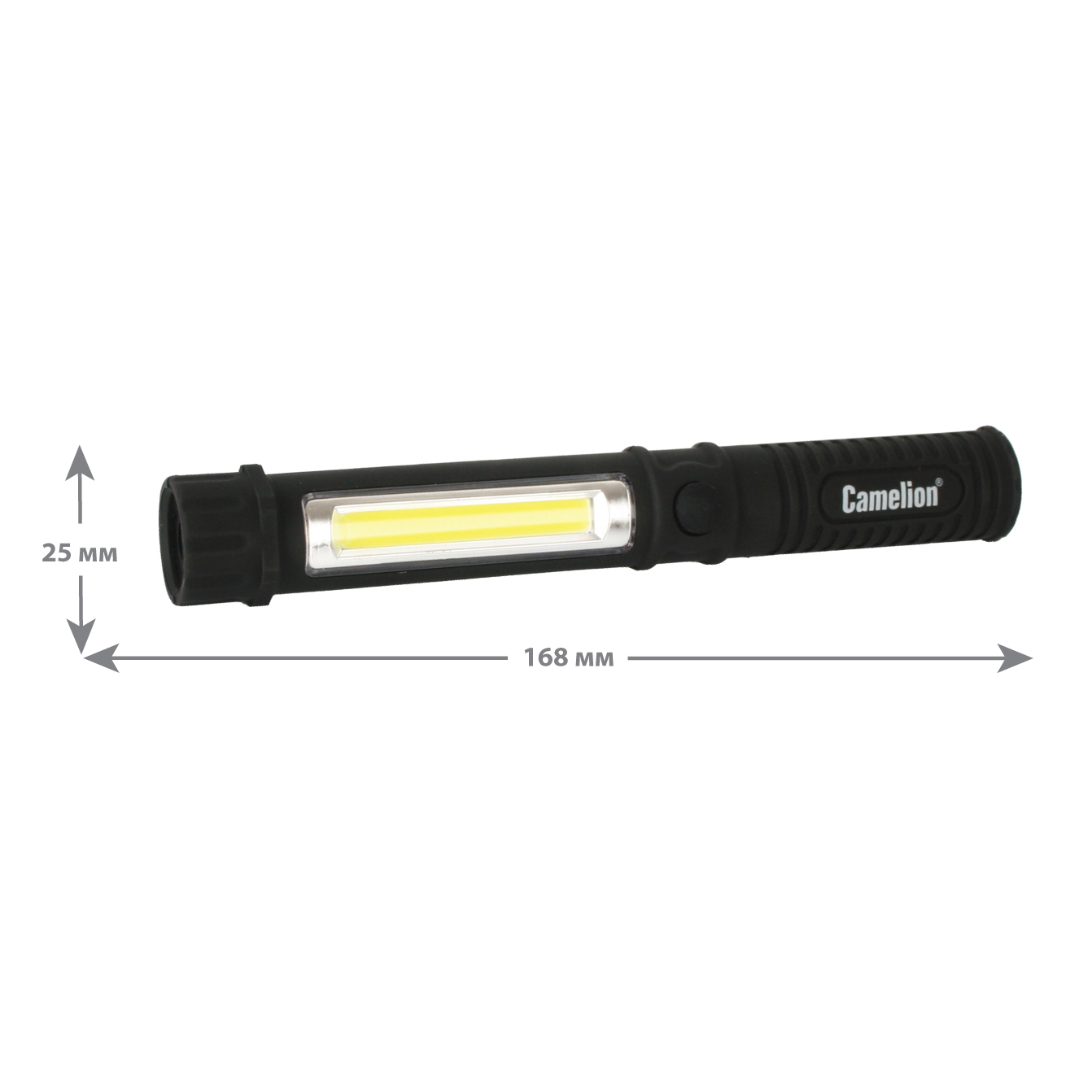 Сamelion LED51521 (фонарь-ручка, COB LED+1W LED, 3XR03, пластик, магнит, клипса, блистер)