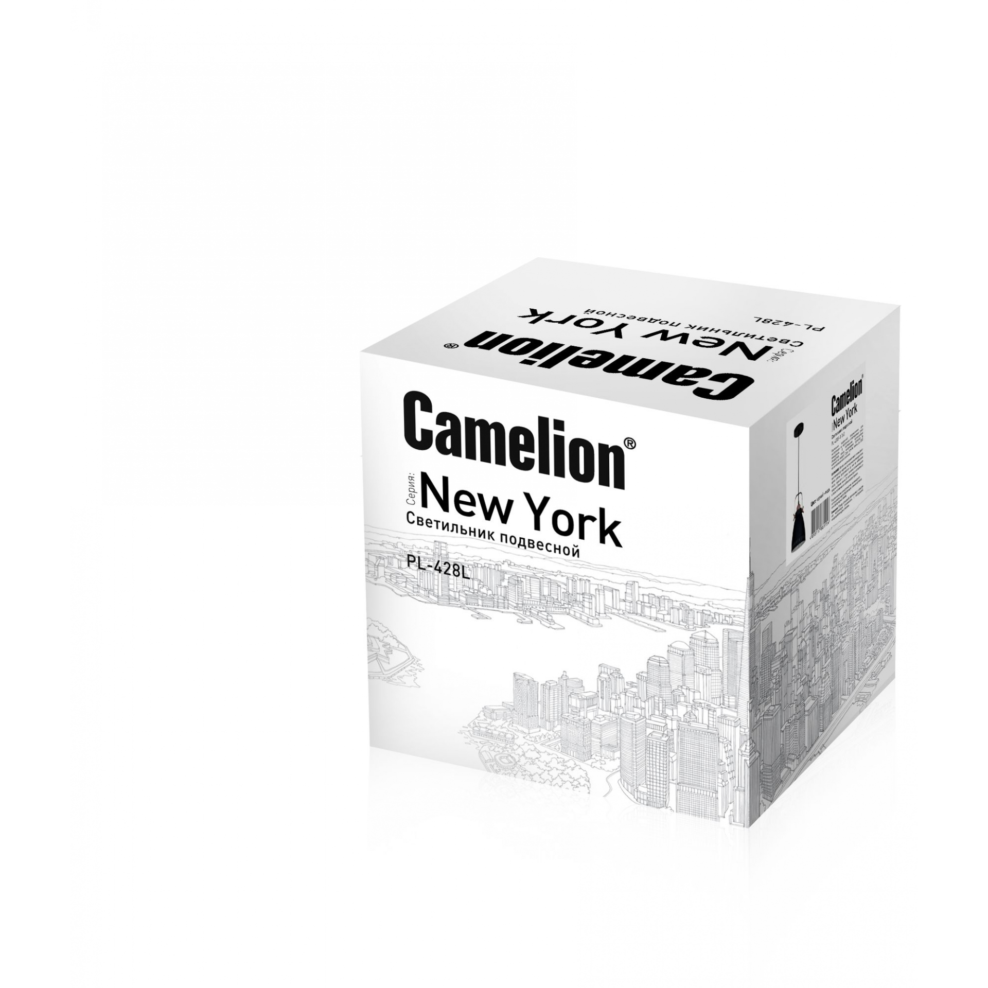 Camelion PL-428L C62 черный + медь (Светильник подвесной New York, 1х E27, 60Вт, 230В, металл)
