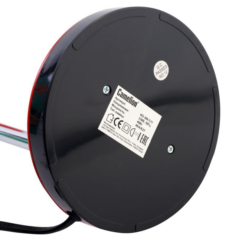 Camelion KD-308 C11 оранжевый (Светильник настольный,230V 40W E27)