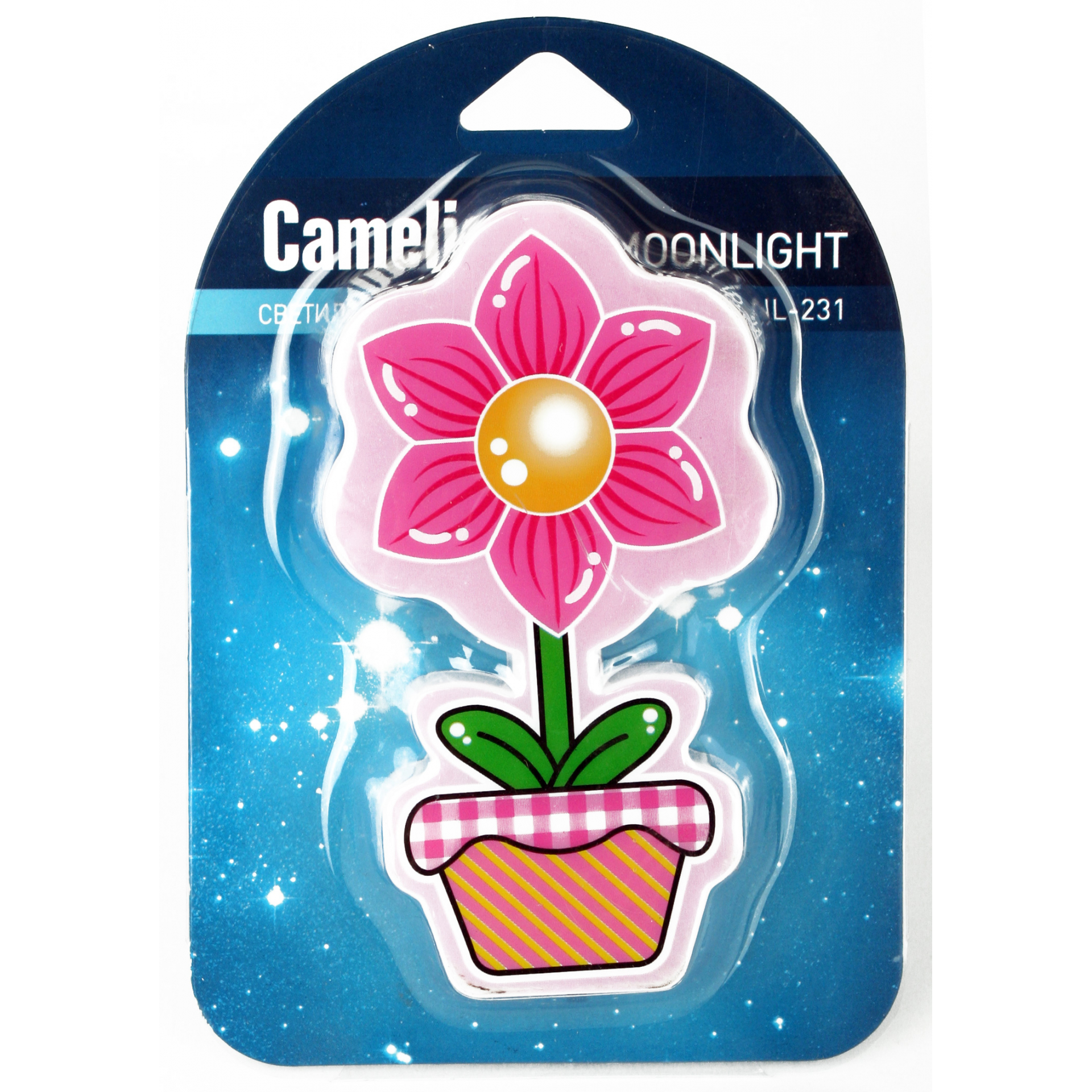 Camelion NL-231 "Цветок" (Led ночник с выкл, 220V)