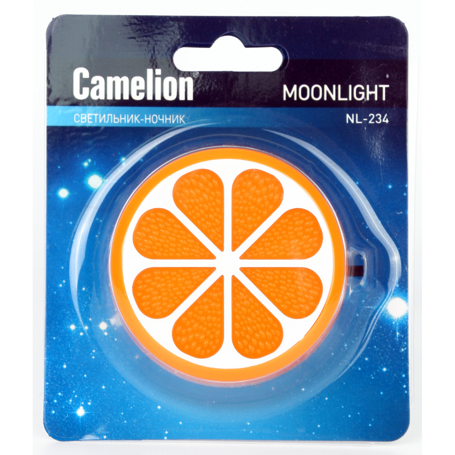 Camelion NL-234 "Апельсин" (Led ночник с выкл, 220V)