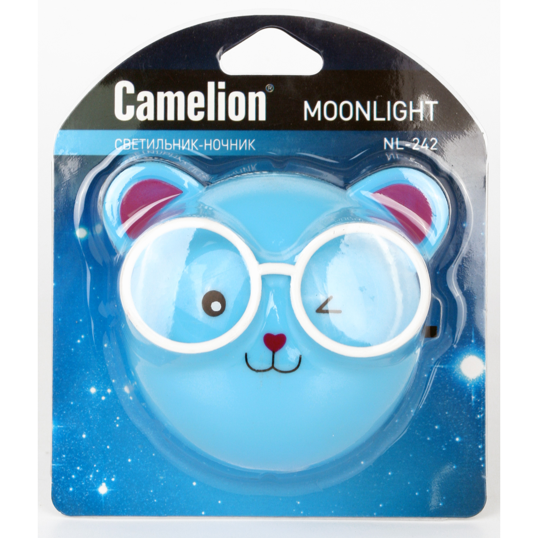 Camelion NL-242 "Медведи очкарики" (Led ночник с выкл, 220V)