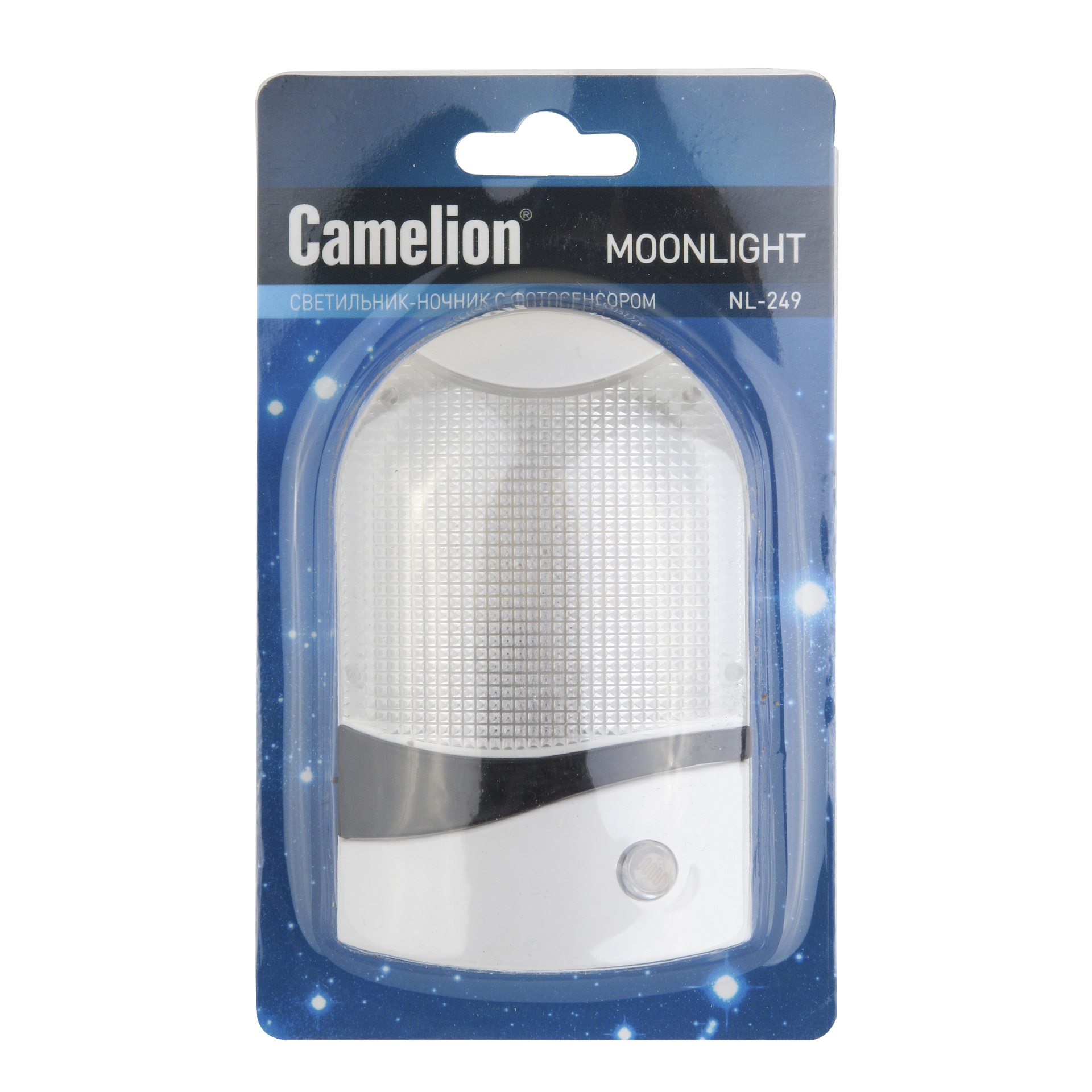Camelion NL-249 "Ночник с фотосенсором" (LED ночник с фотосенсором, 220В)