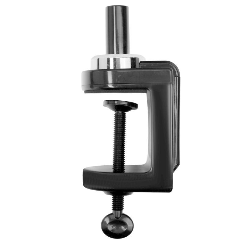 Camelion KD-831 C02 черн LED (Свет-к наст.10 Вт,230В, осн+струбц.,600 лм,сенс.рег.ярк и цвет.тем)