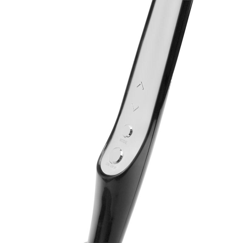 Camelion KD-831 C02 черн LED (Свет-к наст.10 Вт,230В, осн+струбц.,600 лм,сенс.рег.ярк и цвет.тем)