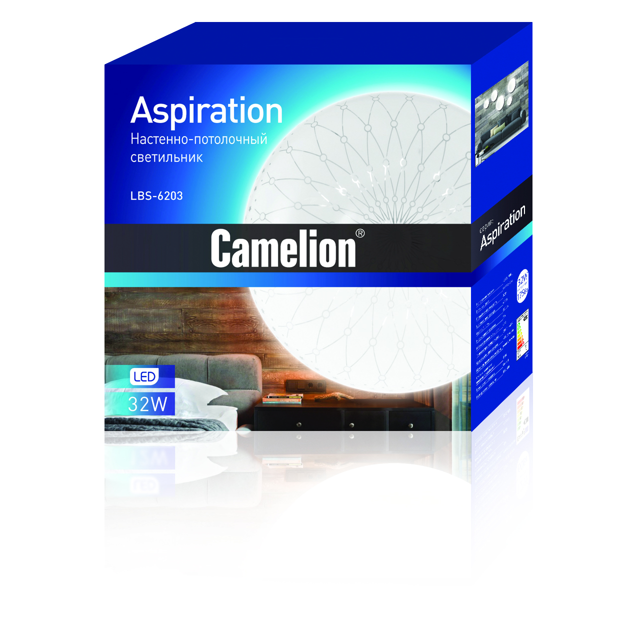 Camelion LBS-6203 (LED св-к, 32 Вт, 6500K)