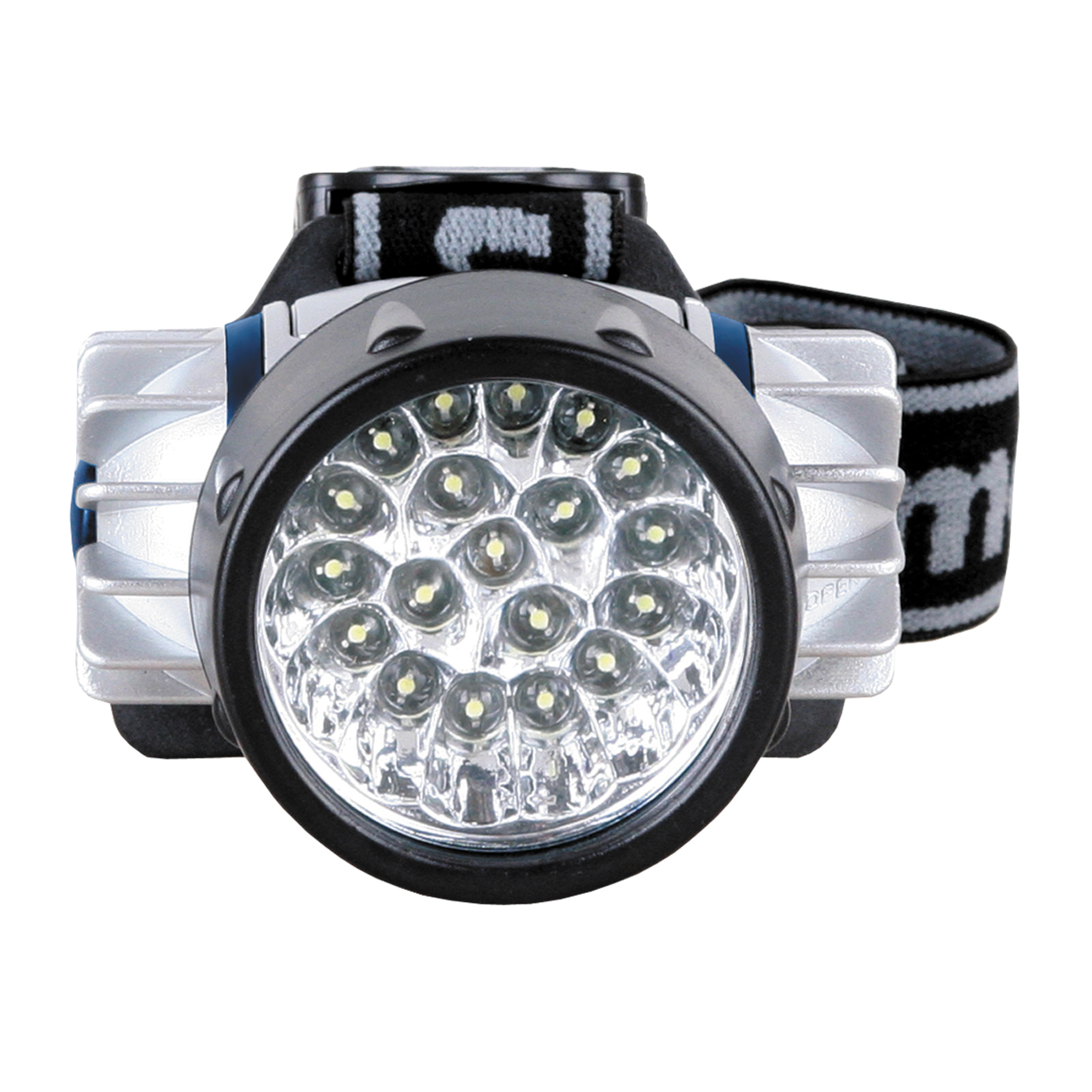 Фонарь налобный LED 5323-19Mx (19 ультра-ярких LED 4 режима; 3хR03 в комплекте; метал.) Camelion 8138
