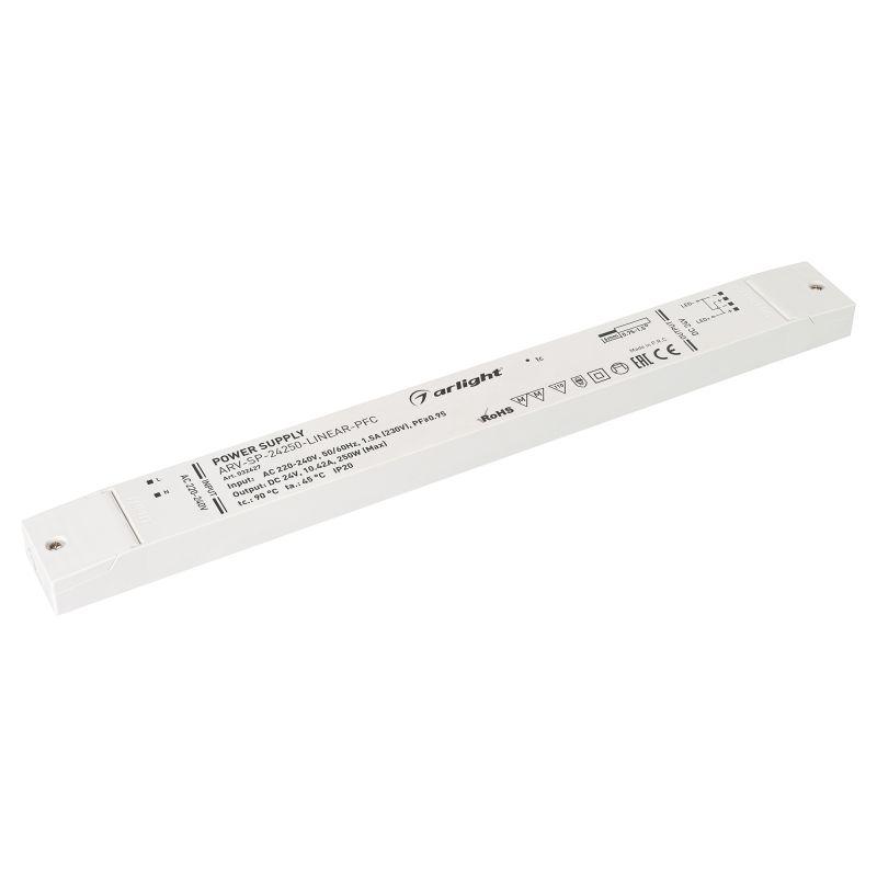Блок питания ARV-SP-24250-LINEAR-PFC (24V, 10.42A, 250W) (Arlight, IP20 Пластик, 5 лет) (032627)