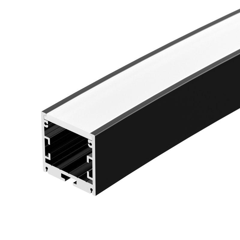 Профиль SL-ARC-3535-D3000-A45 BLACK (1180мм, дуга 1 из 8) (ARL, Алюминий) (027634)
