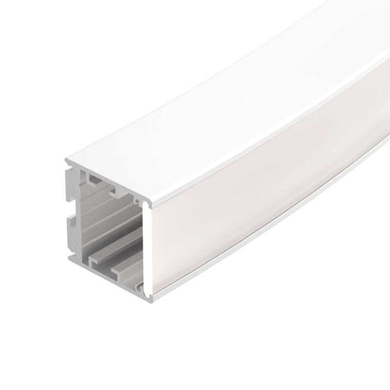 Профиль SL-ARC-3535-D1500-W90 WHITE (1180мм, дуга 1 из 4) (ARL, Алюминий) (026600)